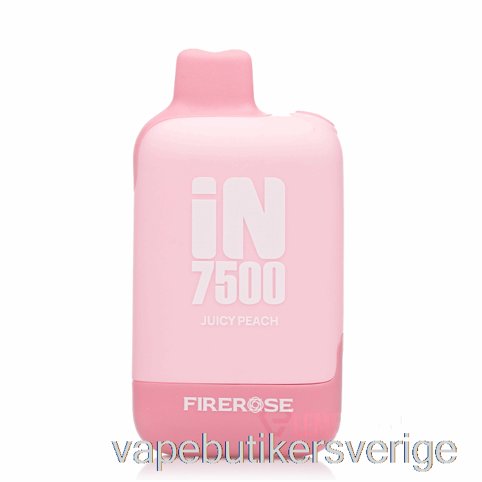 Vape Sverige Firerose In7500 Engångs Saftig Persika